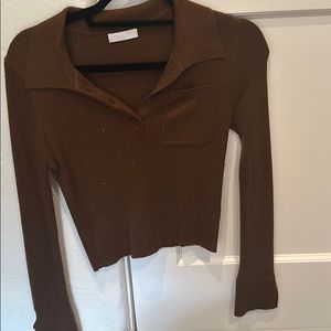 Sablyn brown sweater